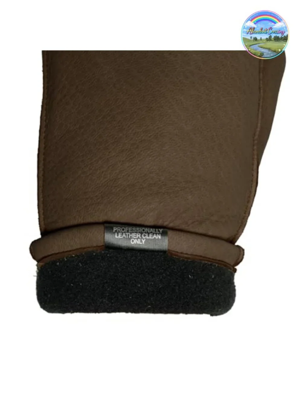 Leather Trimmed Glittens Mittens with Finger Liners Ski Winter